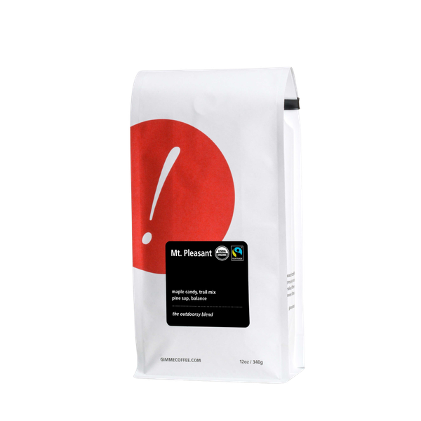 Mt Pleasant Fairtrade Organic 12 oz - Roasted Coffee for Home Brewing Stations