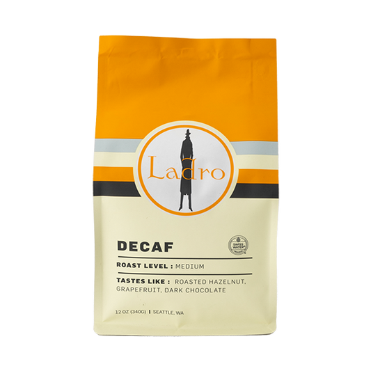 Ladro Decaf 2 lb - Roasted Coffee for Home Brewing Stations