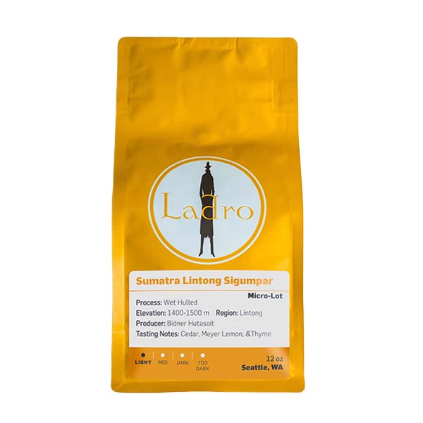 Sumatra Lintong Sigumpar 12 oz - Roasted Coffee for Home Brewing Stations