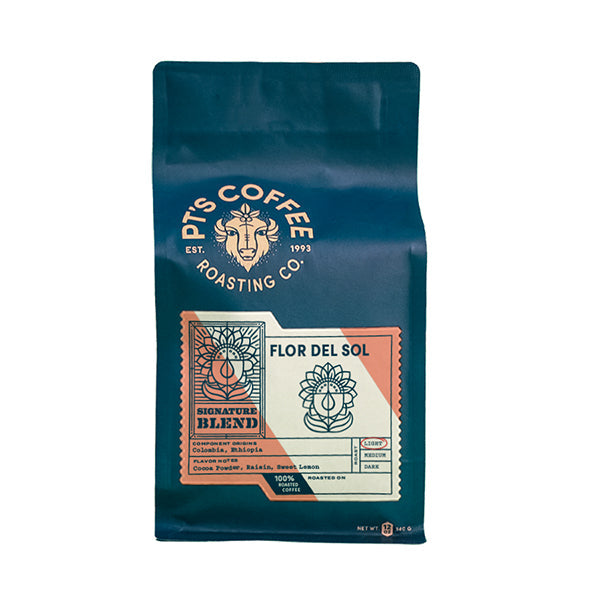 Flor del Sol 12 oz - Roasted Coffee for Home Brewing Stations