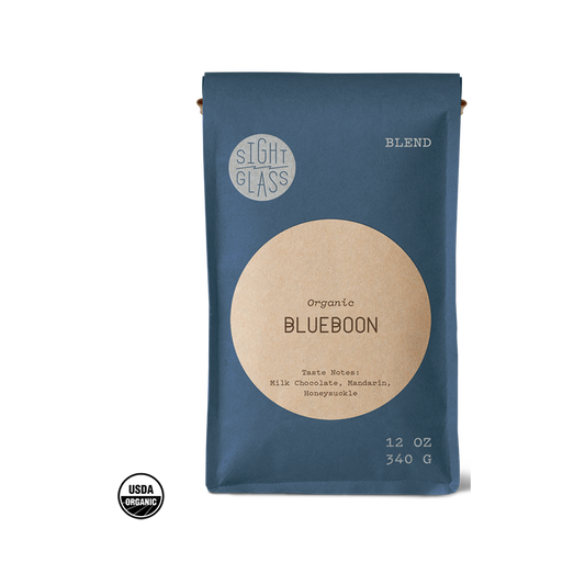 Organic Blueboon 12 oz - Roasted Coffee for Home Brewing Stations