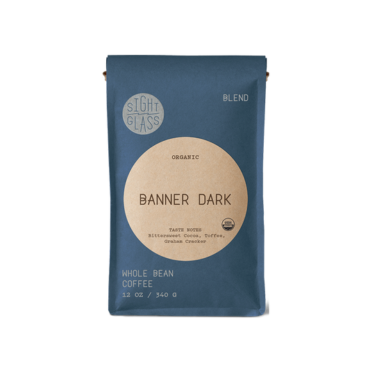 Organic Banner Dark 12 oz - Roasted Coffee for Home Brewing Stations