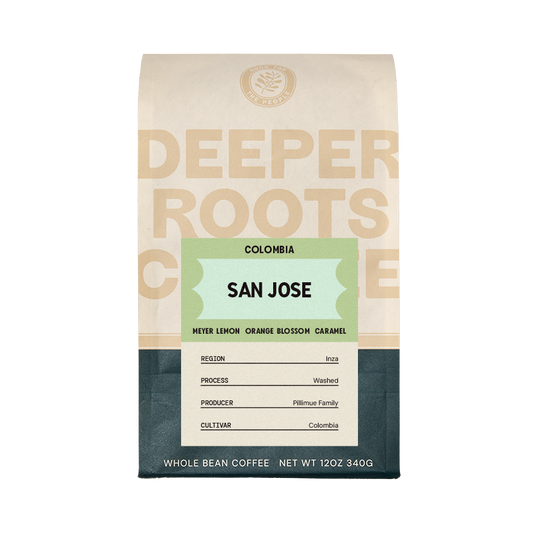 Colombia San Jose 12 oz - Roasted Coffee for Home Brewing Stations