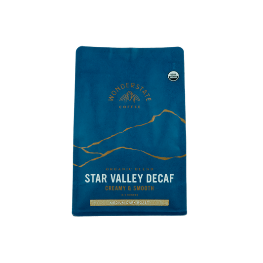 Organic Star Valley Decaf 10.5 oz - Roasted Coffee for Home Brewing Stations