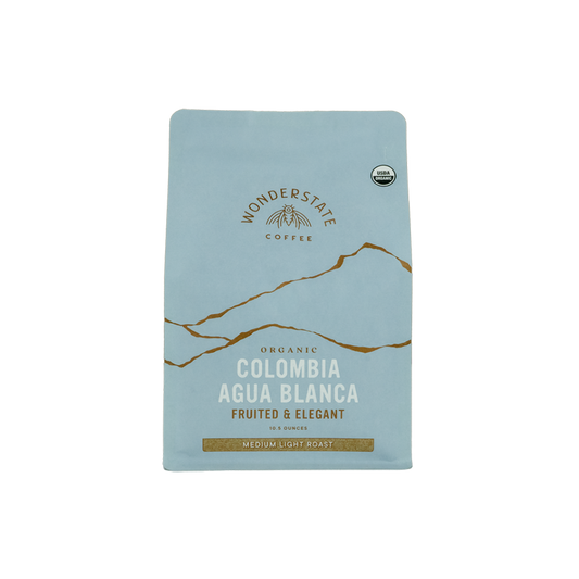Organic Colombia Agua Blanca 10.5 oz - Roasted Coffee for Home Brewing Stations