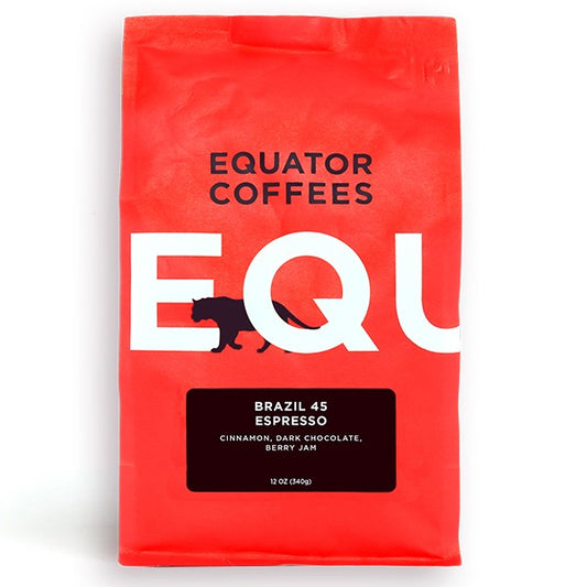 Brazil 45 Espresso 12 oz - Coffee Press for Convenient Recipe Control
