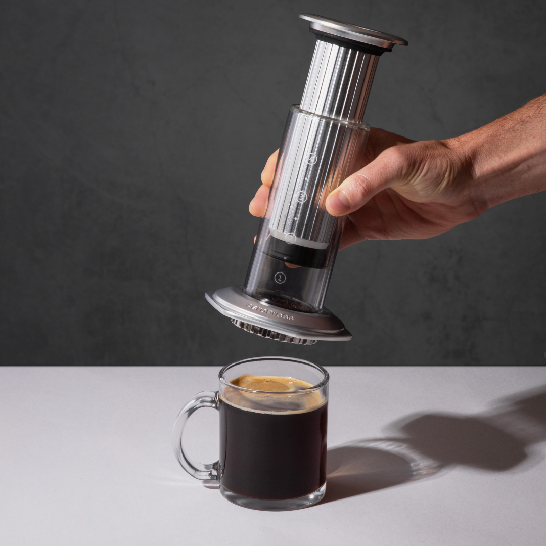 AeroPress Coffee Maker - Premium - Coffee Press for Convenient Recipe Control