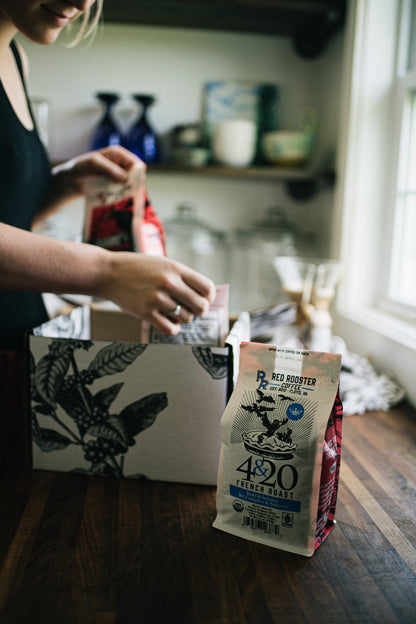 Organic 4&20 French Roast - Roasted Coffee for Home Brewing Stations