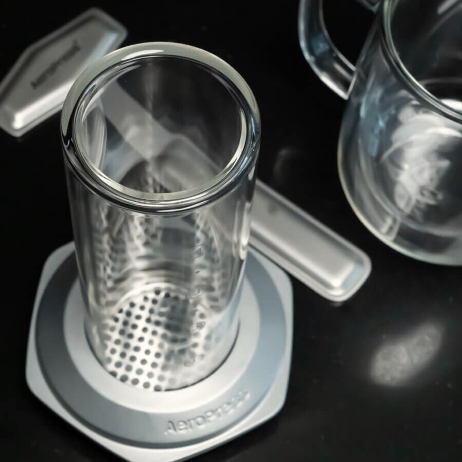 AeroPress Coffee Maker - Premium - Coffee Press for Convenient Recipe Control