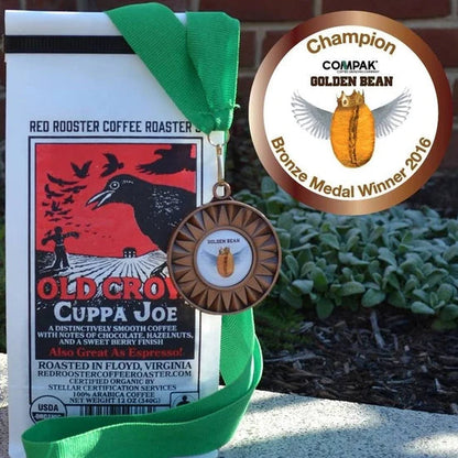 Organic Old Crow Cuppa Joe - Roasted Coffee for Home Brewing Stations