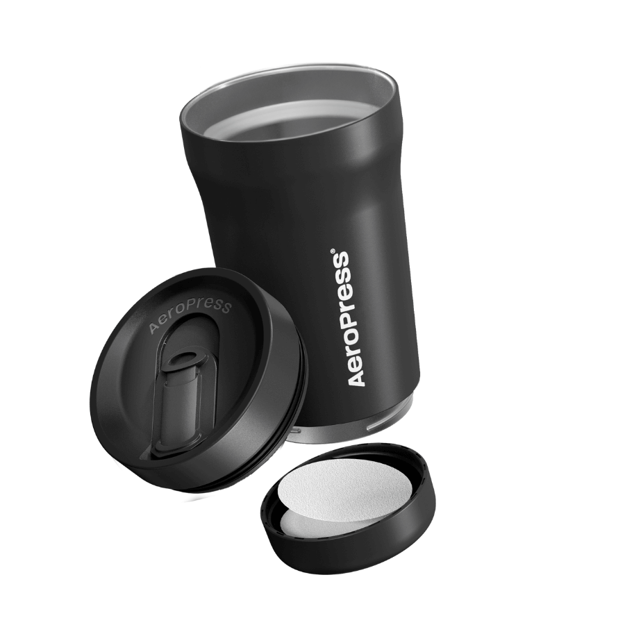 AeroPress Travel Coffee Tumbler - Stainless Steel - Serving Vessel for Freshly Brewed Coffee