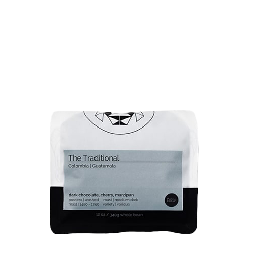 The Traditional 12 oz - Roasted Coffee for Home Brewing Stations