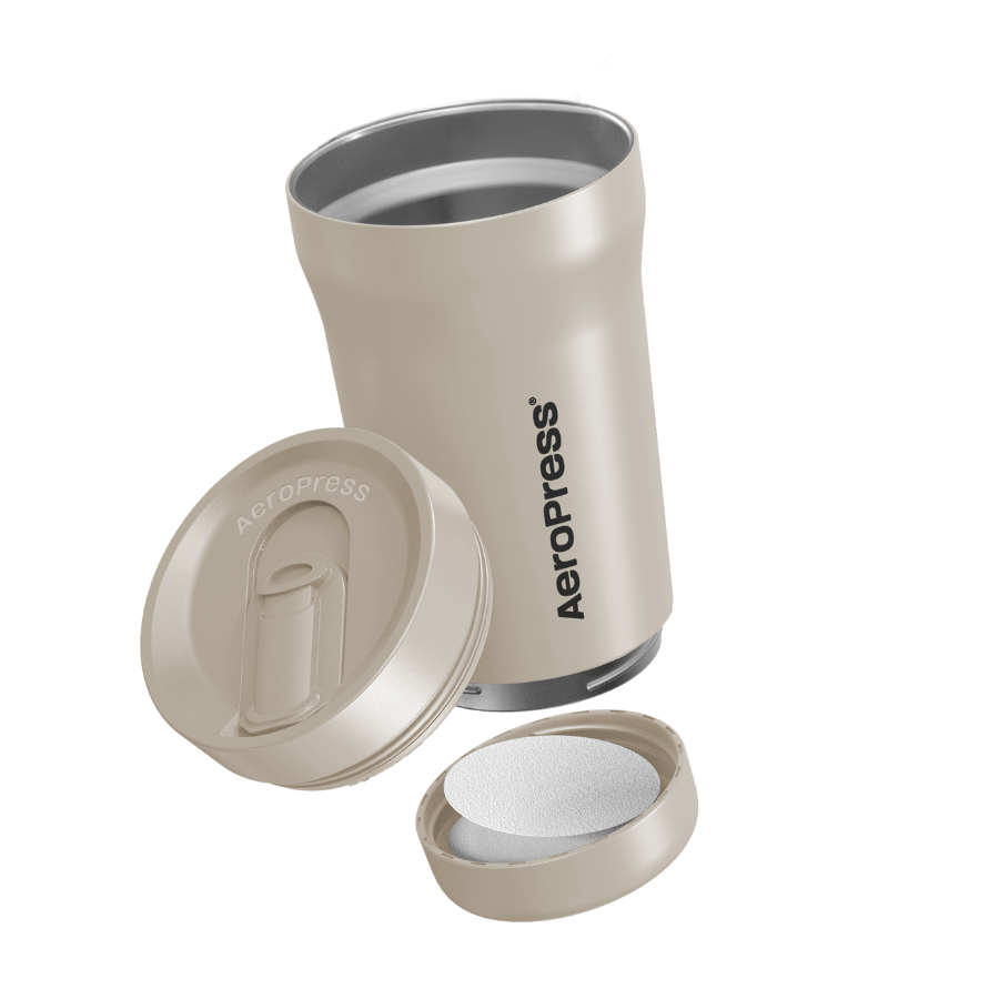 AeroPress Travel Coffee Tumbler - Stainless Steel - Serving Vessel for Freshly Brewed Coffee