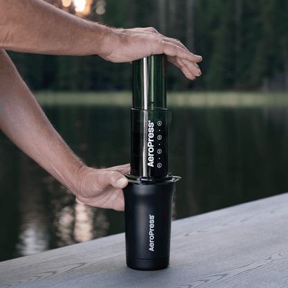 AeroPress Travel Coffee Tumbler - Stainless Steel - Serving Vessel for Freshly Brewed Coffee