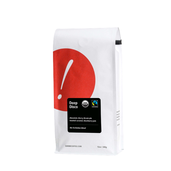Deep Disco Fairtrade Organic 12 oz - Roasted Coffee for Home Brewing Stations