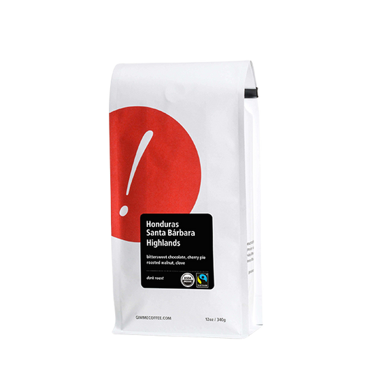 Honduras Santa Barbara Highlands Dark Org FT 12 oz - Roasted Coffee for Home Brewing Stations