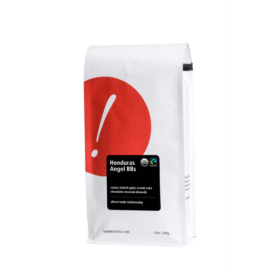 Honduras Angel BBs Fairtrade Organic 12 oz - Roasted Coffee for Home Brewing Stations