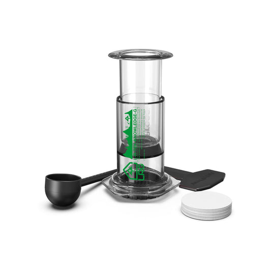 AeroPress Clear Coffee Press - LRG - Coffee Press for Convenient Recipe Control