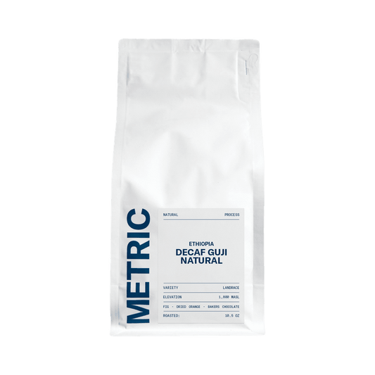 Ethiopia Decaf Guji Natural 10.5 oz - Roasted Coffee for Home Brewing Stations