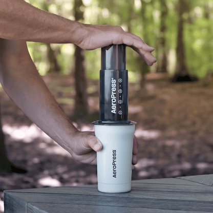 AeroPress Travel Coffee Tumbler - Stainless Steel - Serving Vessel for Freshly Brewed Coffee