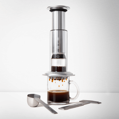 AeroPress Coffee Maker - Premium - Coffee Press for Convenient Recipe Control